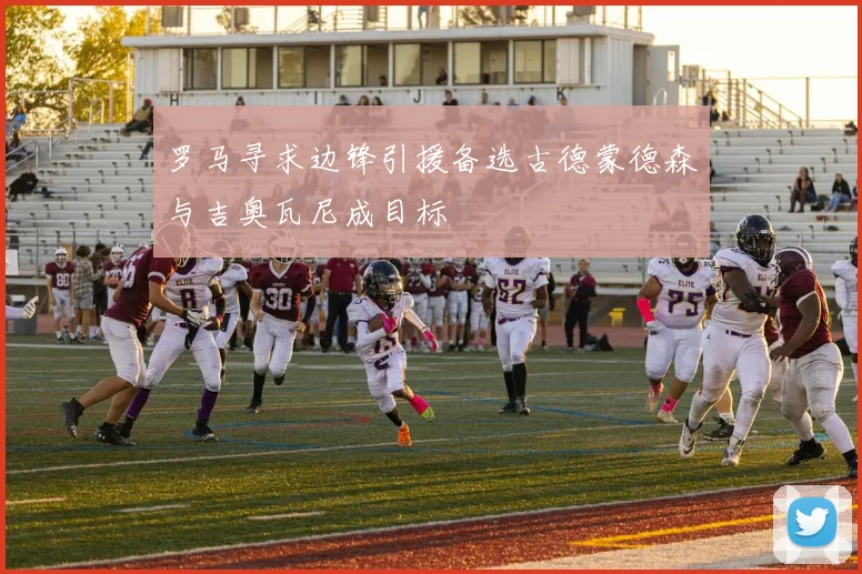 罗马寻求边锋引援备选古德蒙德森与吉奥瓦尼成目标